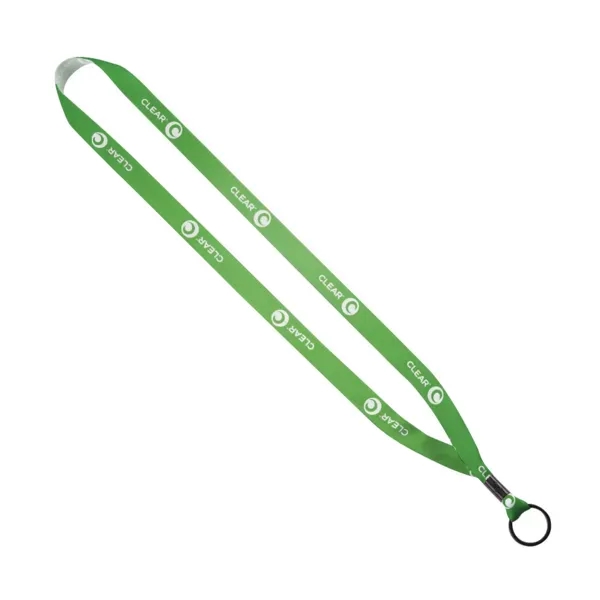 5/8" x 16" satin ribbon lanyard with metal split key ring... from ASI 88060 Snugz/USA Inc / SnugZ USA®