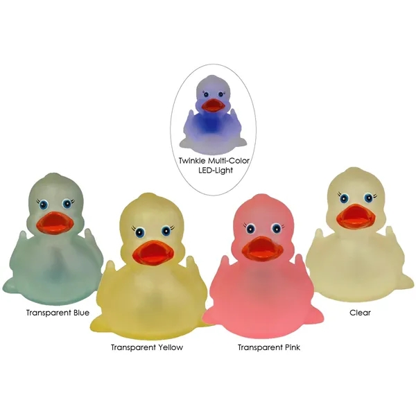 Rubber transparent twinkling light duck.... from ASI 57705 Goodview Industries Co Inc / Goodview Industries