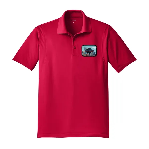 SPORT-TEK® MICROPIQUE SPORT-WICK® POLO WITH EMBLEM... from ASI 30208 A P Specialties / AP Specialties