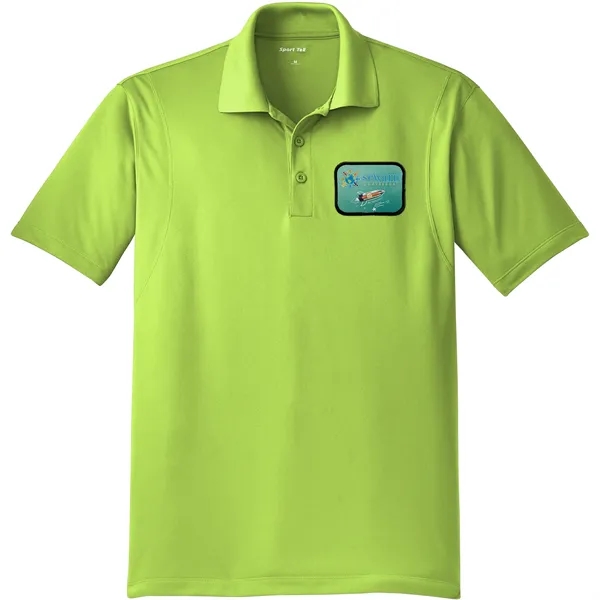 SPORT-TEK® MICROPIQUE SPORT-WICK® POLO WITH EMBLEM... from ASI 30208 A P Specialties / AP Specialties