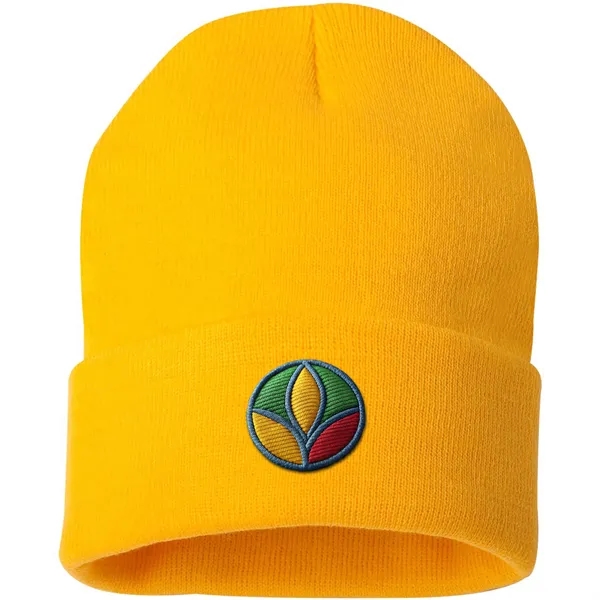 Sportsman - 12" Solid Knit Beanie... from ASI 30208 A P Specialties / AP Specialties