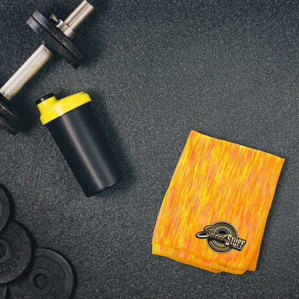 Melange RPET Cooling Towel... from ASI 30208 A P Specialties / AP Specialties