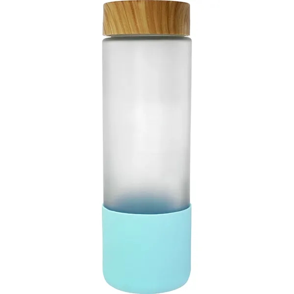Bamboo Pattern 22 oz. Frosted Glass Grip Bottle... from ASI 30208 A P Specialties / AP Specialties