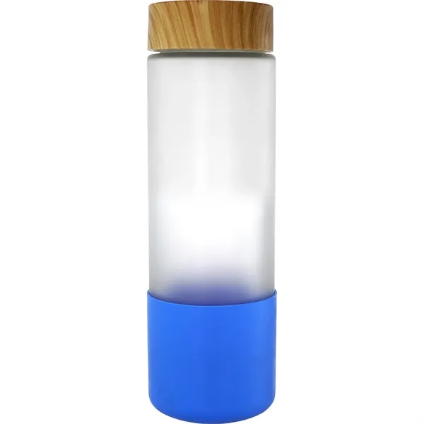 Bamboo Pattern 22 oz. Frosted Glass Grip Bottle... from ASI 30208 A P Specialties / AP Specialties