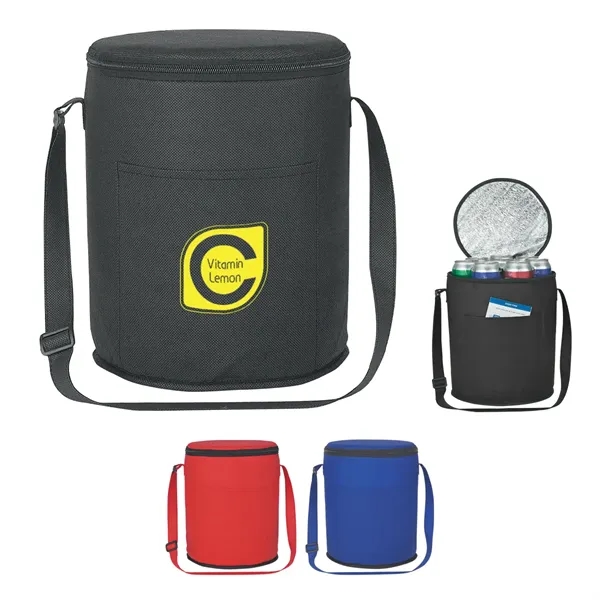 Large insulated cooler bag with foil laminated PE foam insulation.... from ASI 61125 Hit Promotional Products / Hit®