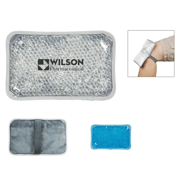 Plush Gel Beads Hot/Cold Pack.  Therapeutic Gel Pack Applies Heat... from ASI 61125 Hit Promotional Products / Hit®