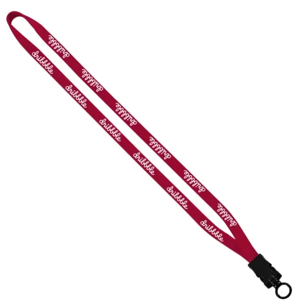 1/2" x 16" cotton lanyard with plastic snap buckle release and... from ASI 88060 Snugz/USA Inc / SnugZ USA®