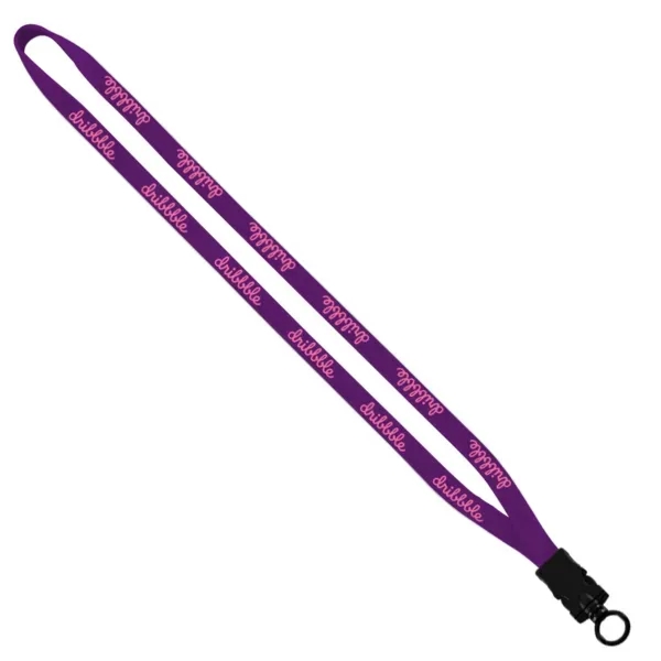 1/2" x 16" cotton lanyard with plastic snap buckle release and... from ASI 88060 Snugz/USA Inc / SnugZ USA®