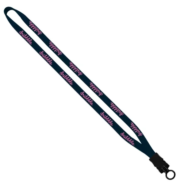 1/2" x 16" cotton lanyard with plastic snap buckle release and... from ASI 88060 Snugz/USA Inc / SnugZ USA®