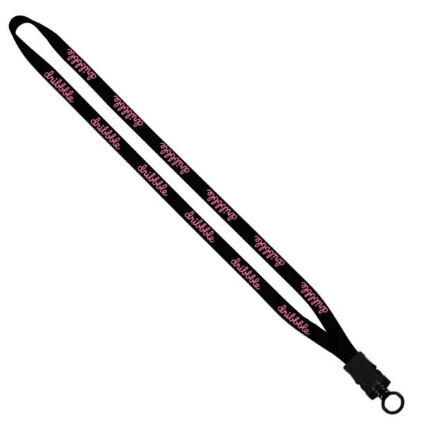1/2" x 16" cotton lanyard with plastic snap buckle release and... from ASI 88060 Snugz/USA Inc / SnugZ USA®