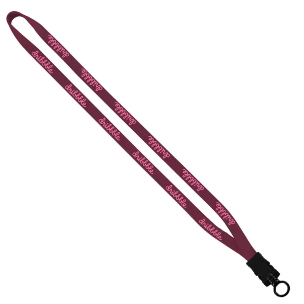 1/2" x 16" cotton lanyard with plastic snap buckle release and... from ASI 88060 Snugz/USA Inc / SnugZ USA®