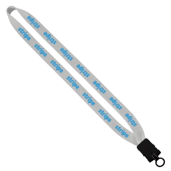 3/4" x 16" cotton lanyard with plastic snap-buckle release and O-ring.... from ASI 88060 Snugz/USA Inc / SnugZ USA®