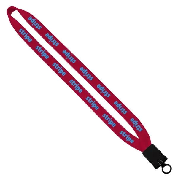 3/4" x 16" cotton lanyard with plastic snap-buckle release and O-ring.... from ASI 88060 Snugz/USA Inc / SnugZ USA®
