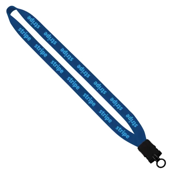 3/4" x 16" cotton lanyard with plastic snap-buckle release and O-ring.... from ASI 88060 Snugz/USA Inc / SnugZ USA®