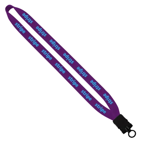 3/4" x 16" cotton lanyard with plastic snap-buckle release and O-ring.... from ASI 88060 Snugz/USA Inc / SnugZ USA®