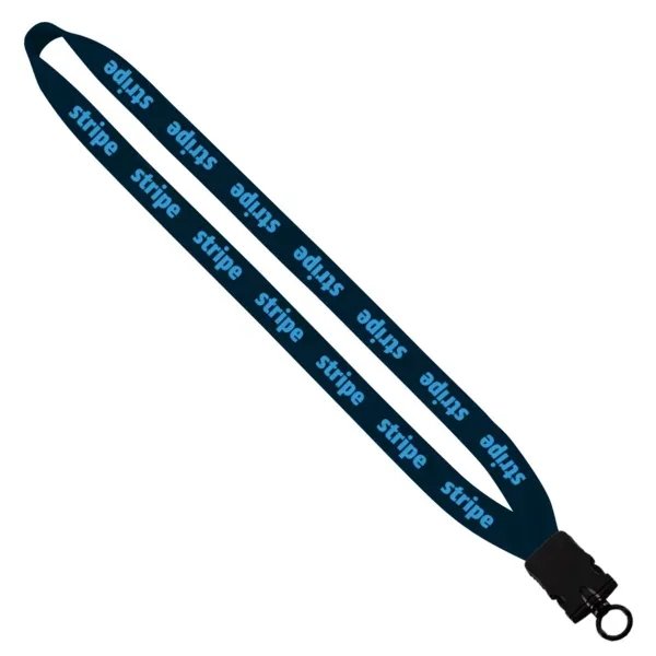 3/4" x 16" cotton lanyard with plastic snap-buckle release and O-ring.... from ASI 88060 Snugz/USA Inc / SnugZ USA®