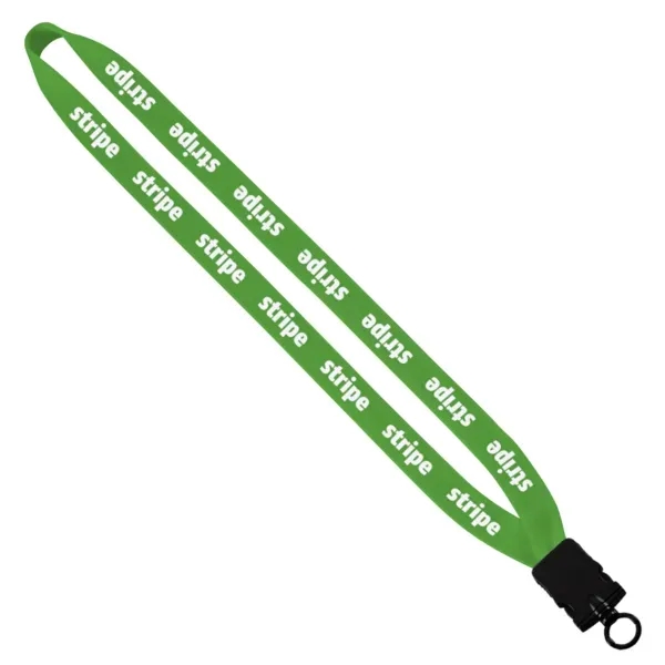 3/4" x 16" cotton lanyard with plastic snap-buckle release and O-ring.... from ASI 88060 Snugz/USA Inc / SnugZ USA®