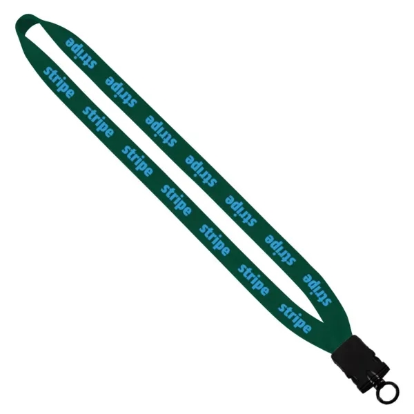 3/4" x 16" cotton lanyard with plastic snap-buckle release and O-ring.... from ASI 88060 Snugz/USA Inc / SnugZ USA®