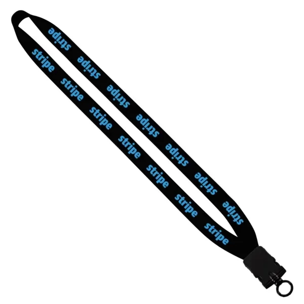 3/4" x 16" cotton lanyard with plastic snap-buckle release and O-ring.... from ASI 88060 Snugz/USA Inc / SnugZ USA®