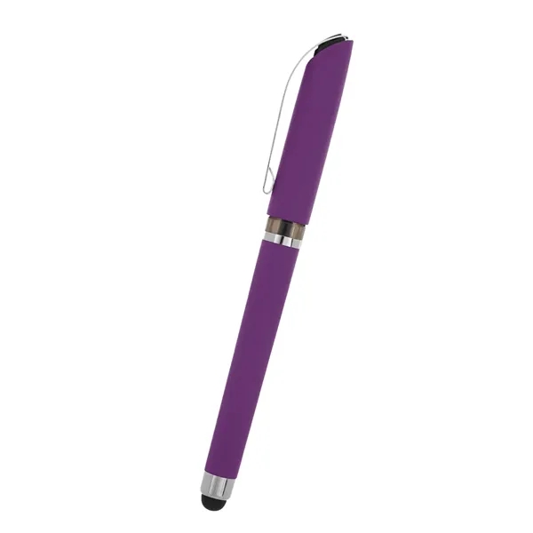Avendale velvet touch pen with gel ink, a rubber grip, and... from ASI 61125 Hit Promotional Products / Hit®