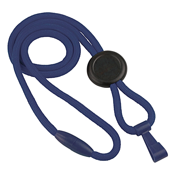 No-flip lanyard with "twist-free" wide plastic hook and 3/4" slider. Guaranteed... from ASI 79898 Promovision / PROMOVISION
