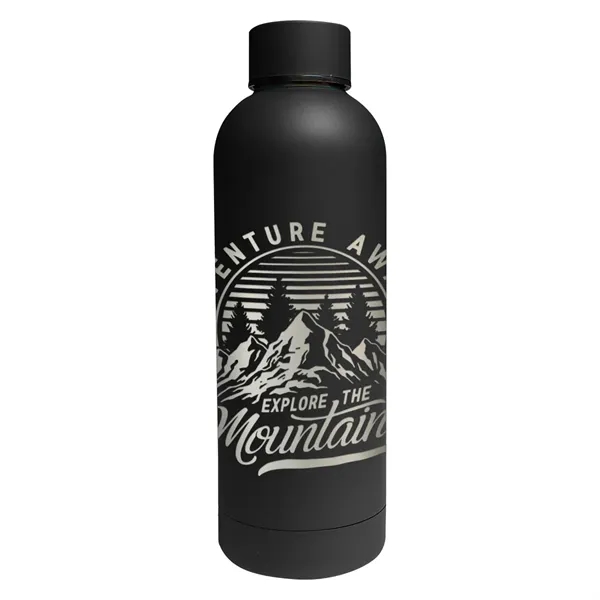 17-ounce stainless steel bottle with double-wall construction, wide mouth opening and... from ASI 61125 Hit Promotional Products / Hit®