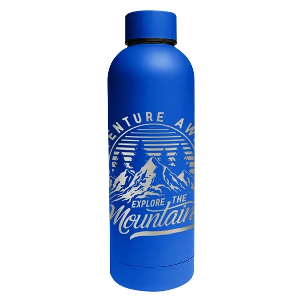 17-ounce stainless steel bottle with double-wall construction, wide mouth opening and... from ASI 61125 Hit Promotional Products / Hit®