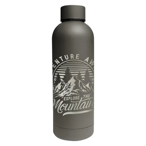 17-ounce stainless steel bottle with double-wall construction, wide mouth opening and... from ASI 61125 Hit Promotional Products / Hit®