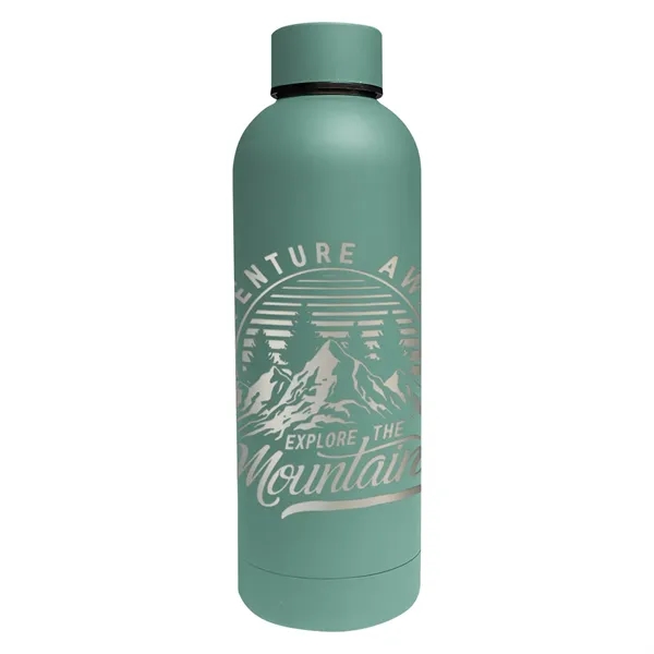 17-ounce stainless steel bottle with double-wall construction, wide mouth opening and... from ASI 61125 Hit Promotional Products / Hit®