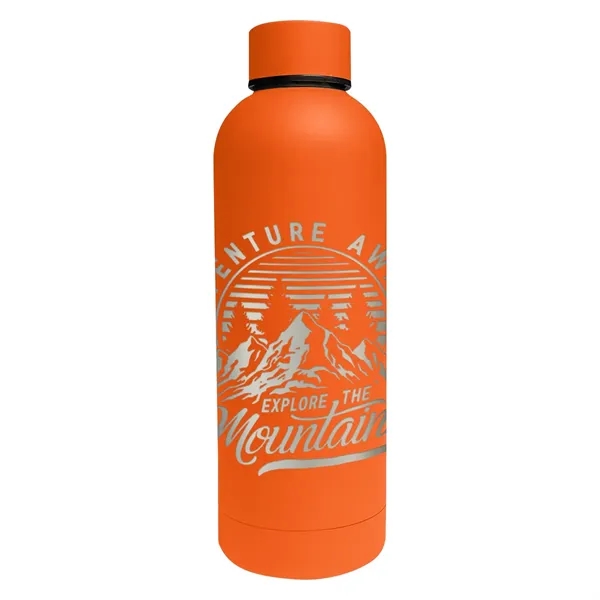 17-ounce stainless steel bottle with double-wall construction, wide mouth opening and... from ASI 61125 Hit Promotional Products / Hit®