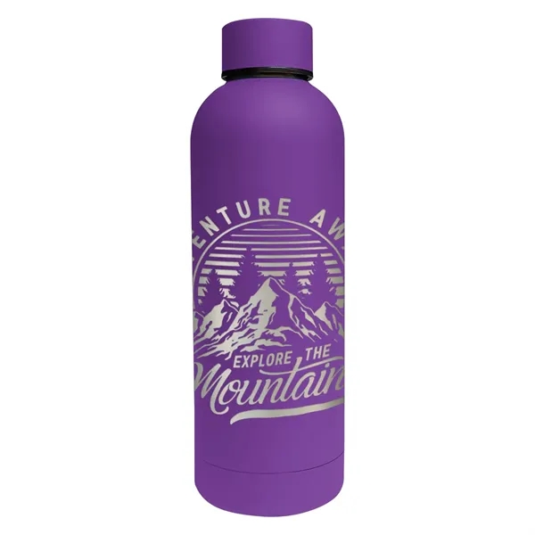 17-ounce stainless steel bottle with double-wall construction, wide mouth opening and... from ASI 61125 Hit Promotional Products / Hit®