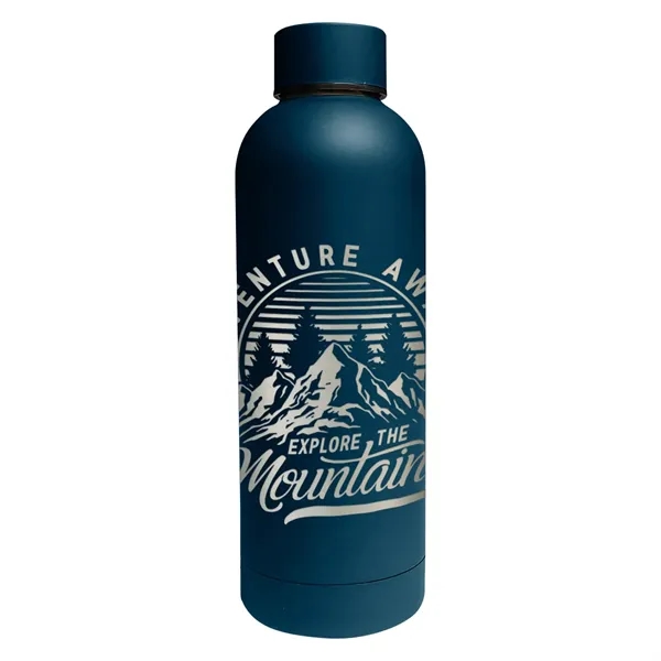 17-ounce stainless steel bottle with double-wall construction, wide mouth opening and... from ASI 61125 Hit Promotional Products / Hit®