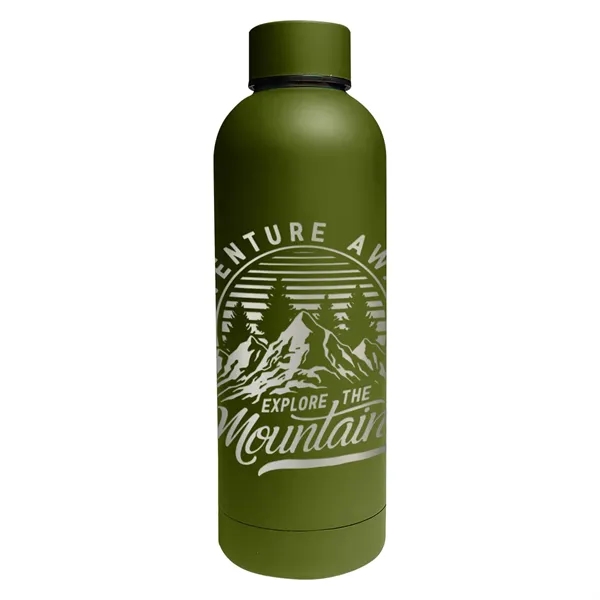 17-ounce stainless steel bottle with double-wall construction, wide mouth opening and... from ASI 61125 Hit Promotional Products / Hit®