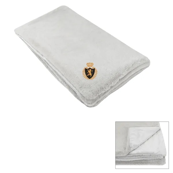 47" x 59" faux fur throw made of polyester.... from ASI 61125 Hit Promotional Products / Hit®
