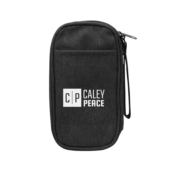 Tech organizer with two zippered compartments and multiple interior pockets.... from ASI 61125 Hit Promotional Products / Hit®