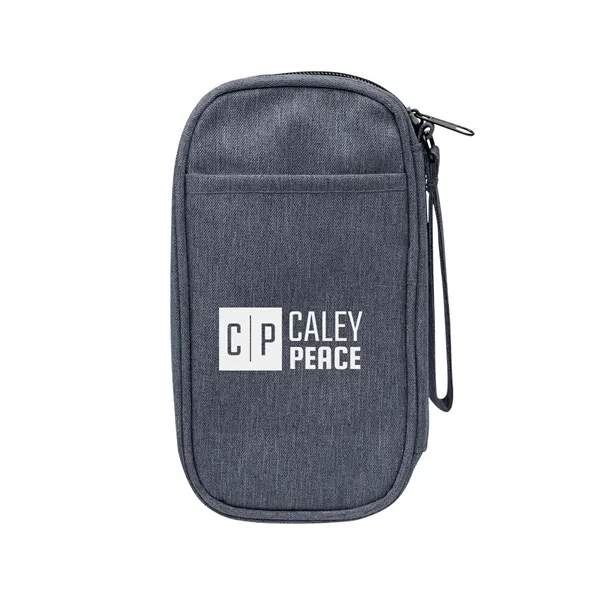 Tech organizer with two zippered compartments and multiple interior pockets.... from ASI 61125 Hit Promotional Products / Hit®