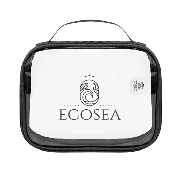 2" x 6.25" x 8.5" clear PVC toiletry bag.... from ASI 61125 Hit Promotional Products / Hit®