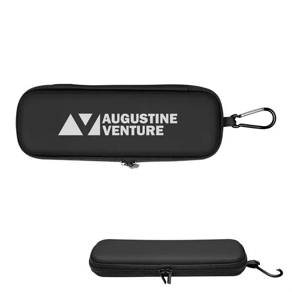 8" x 3" protective case with double zippered main compartment, interior... from ASI 61125 Hit Promotional Products / Hit®