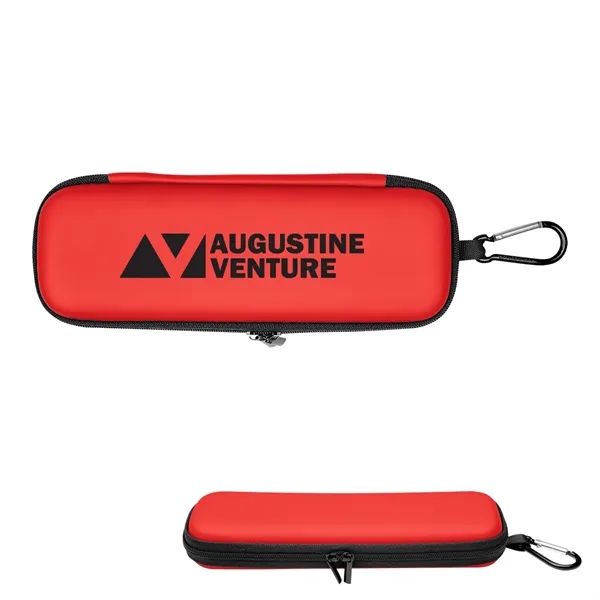 8" x 3" protective case with double zippered main compartment, interior... from ASI 61125 Hit Promotional Products / Hit®