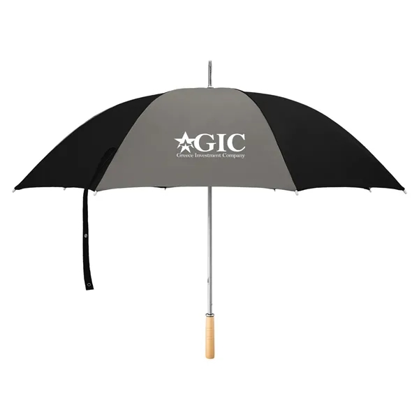 Golf umbrella with metal shaft and wood handle.... from ASI 61125 Hit Promotional Products / Hit®