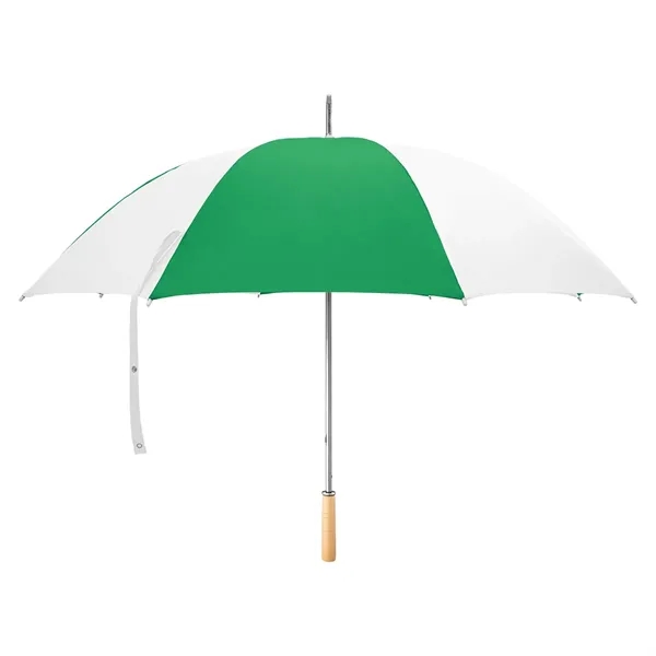 Golf umbrella with metal shaft and wood handle.... from ASI 61125 Hit Promotional Products / Hit®