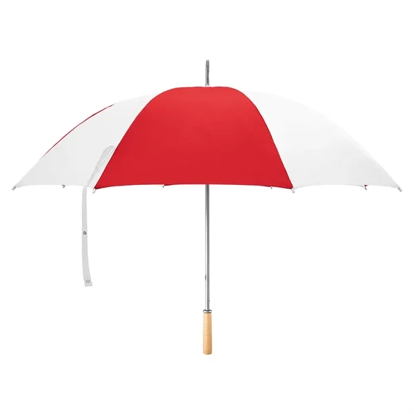 Golf umbrella with metal shaft and wood handle.... from ASI 61125 Hit Promotional Products / Hit®