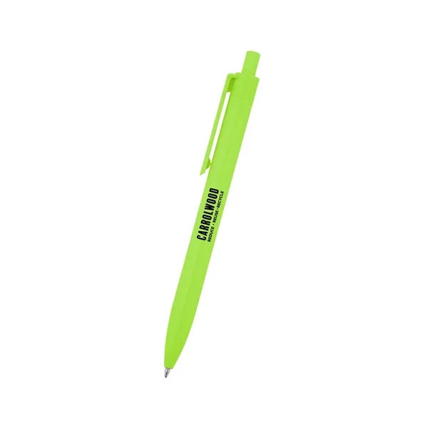 Recycled ABS plastic ballpoint pen with plunger action mechanism.... from ASI 61125 Hit Promotional Products / Hit®