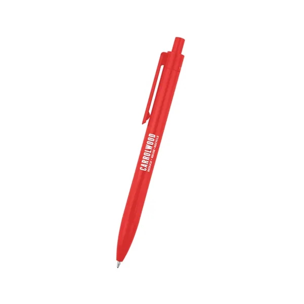Recycled ABS plastic ballpoint pen with plunger action mechanism.... from ASI 61125 Hit Promotional Products / Hit®