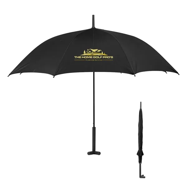 Umbrella with 46" arc, auto open, manual close and prop stand.... from ASI 61125 Hit Promotional Products / Hit®