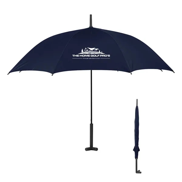 Umbrella with 46" arc, auto open, manual close and prop stand.... from ASI 61125 Hit Promotional Products / Hit®