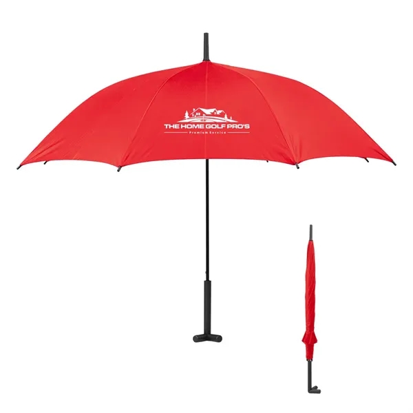 Umbrella with 46" arc, auto open, manual close and prop stand.... from ASI 61125 Hit Promotional Products / Hit®