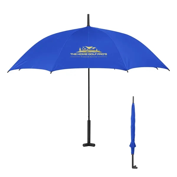 Umbrella with 46" arc, auto open, manual close and prop stand.... from ASI 61125 Hit Promotional Products / Hit®