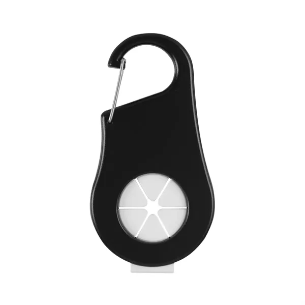 Carabiner with towel holder and water bottle holder.... from ASI 61125 Hit Promotional Products / Hit®