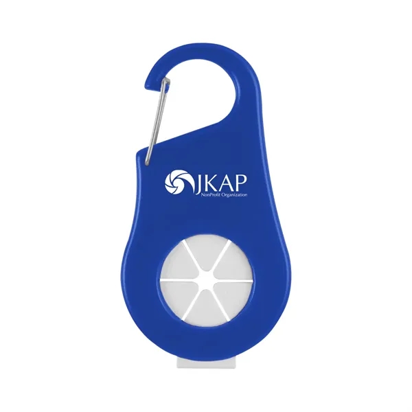 Carabiner with towel holder and water bottle holder.... from ASI 61125 Hit Promotional Products / Hit®